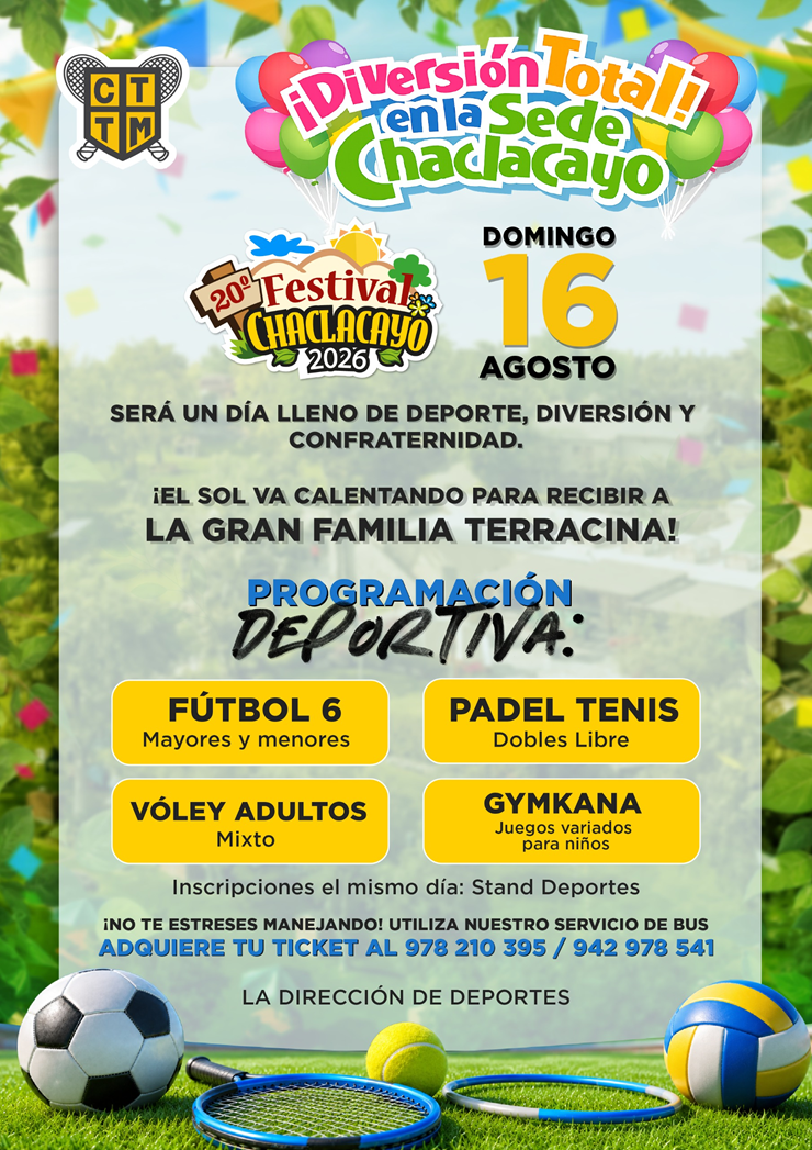  🎊 20.º FESTIVAL CHACLACAYO 2026 ☀️🎶