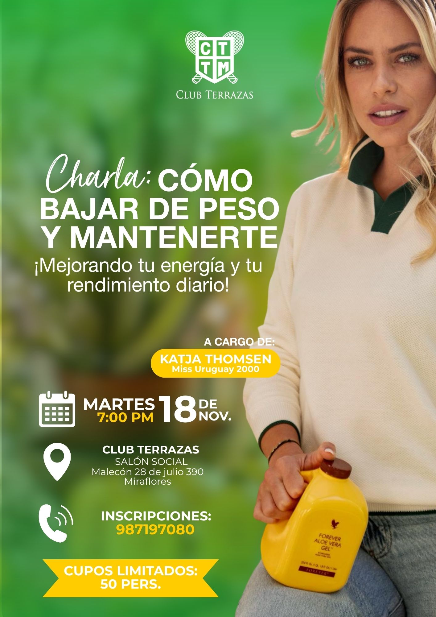 ✨ CHARLA: CÓMO BAJAR DE PESO Y MANTENERTE ✨