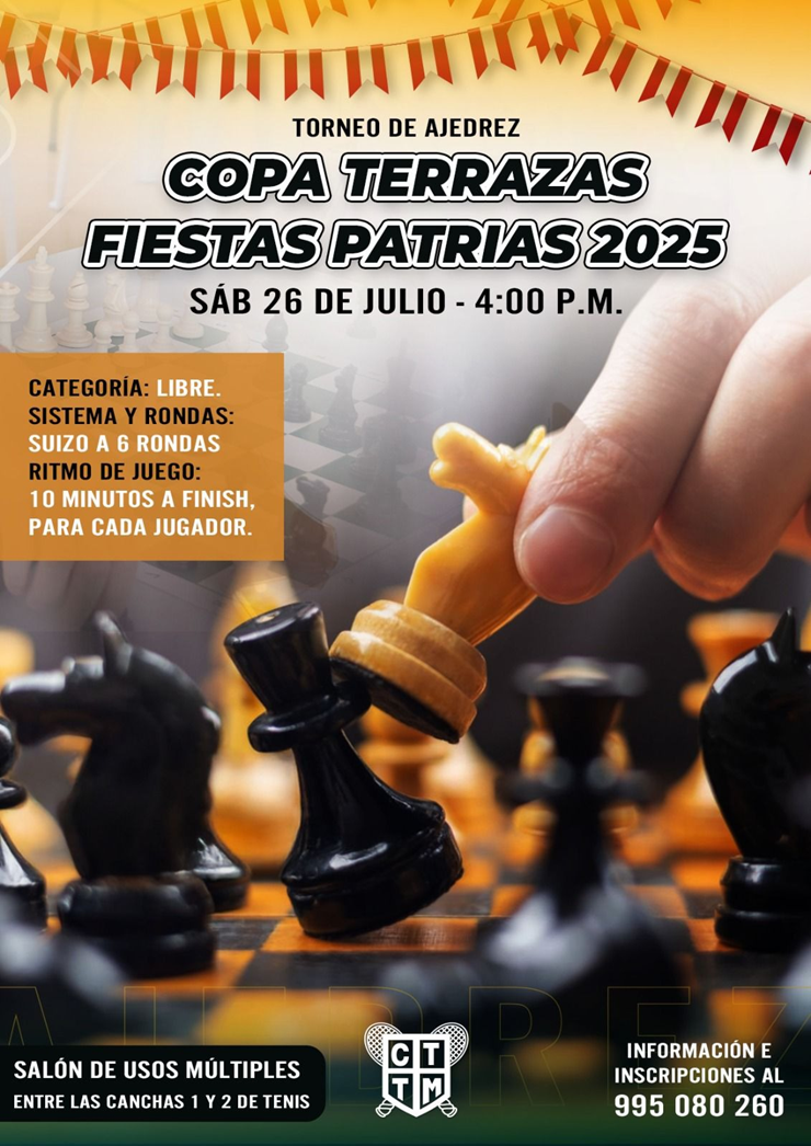 🏆♟️ COPA TERRAZAS DE AJEDREZ POR FIESTAS PATRIAS 🇵🇪👑