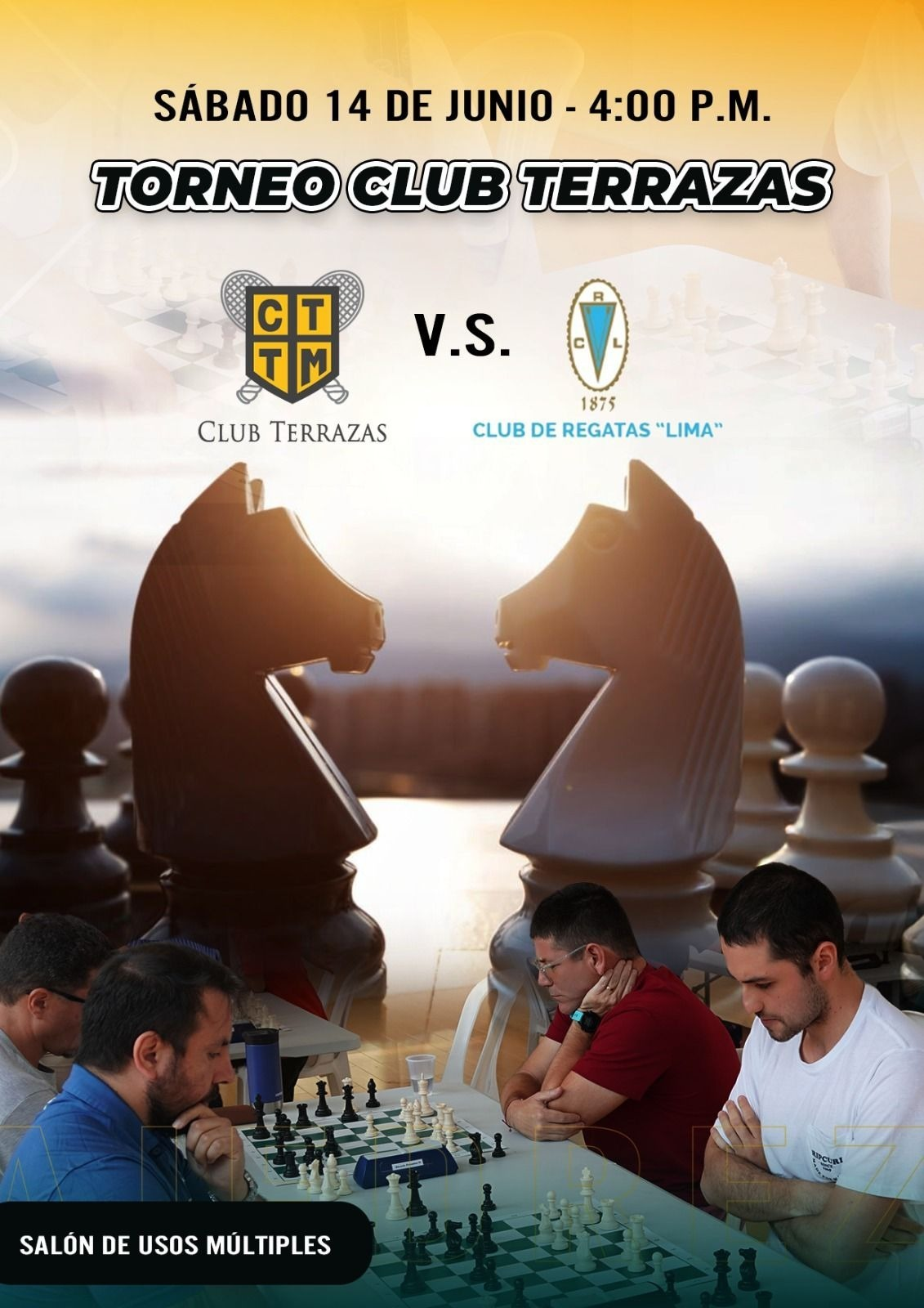 ♟️ TORNEO DE AJEDREZ | CLUB TERRAZAS 🏆
