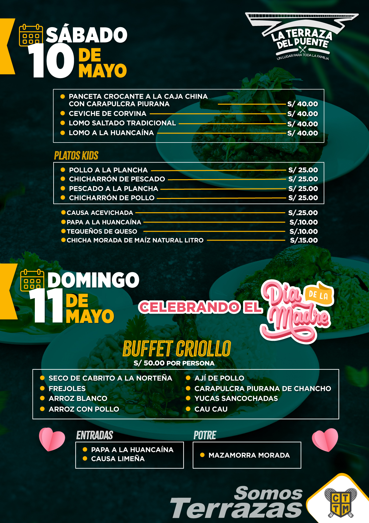 🍽️ ESTE FIN DE SEMANA VEN A "LA TERRAZA DEL PUENTE VILLENA" 🌉