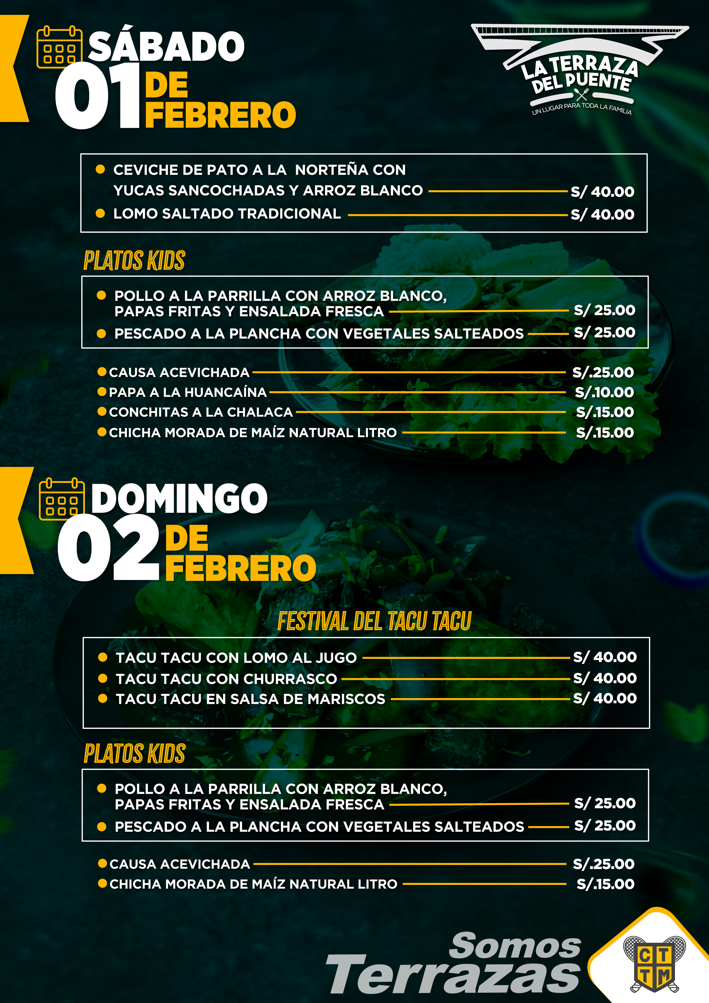 🍽️ ESTE FIN DE SEMANA VEN A "LA TERRAZA DEL PUENTE VILLENA" 🌉
