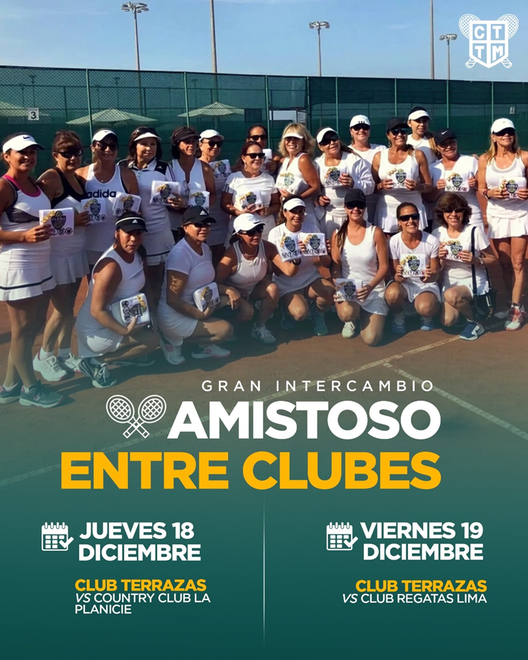 GRAN AMISTOSO ENTRE CLUBES 🎾🤝