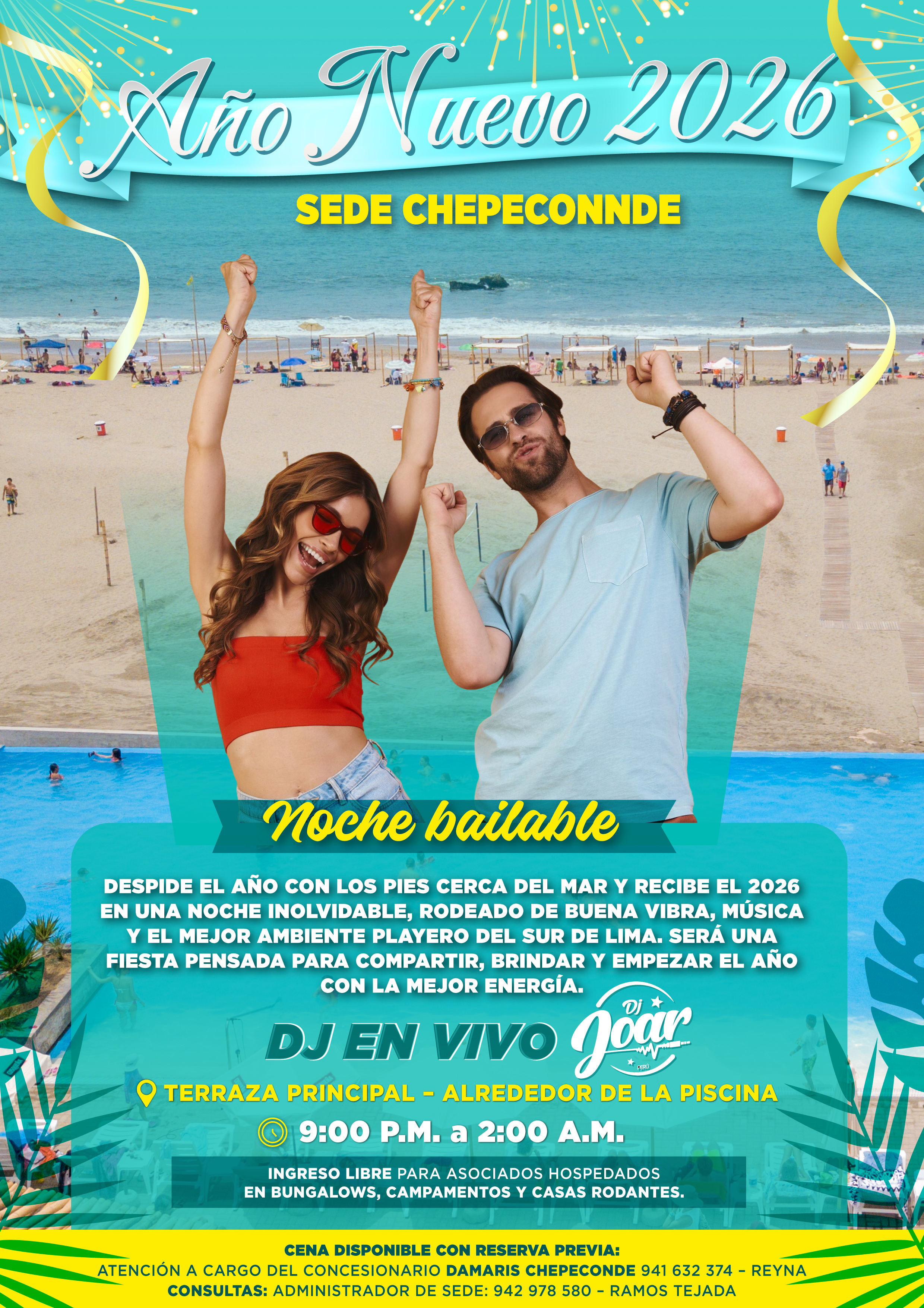 ✨🌊 AÑO NUEVO FRENTE AL MAR EN CHEPECONDE 🎉🥂🎆