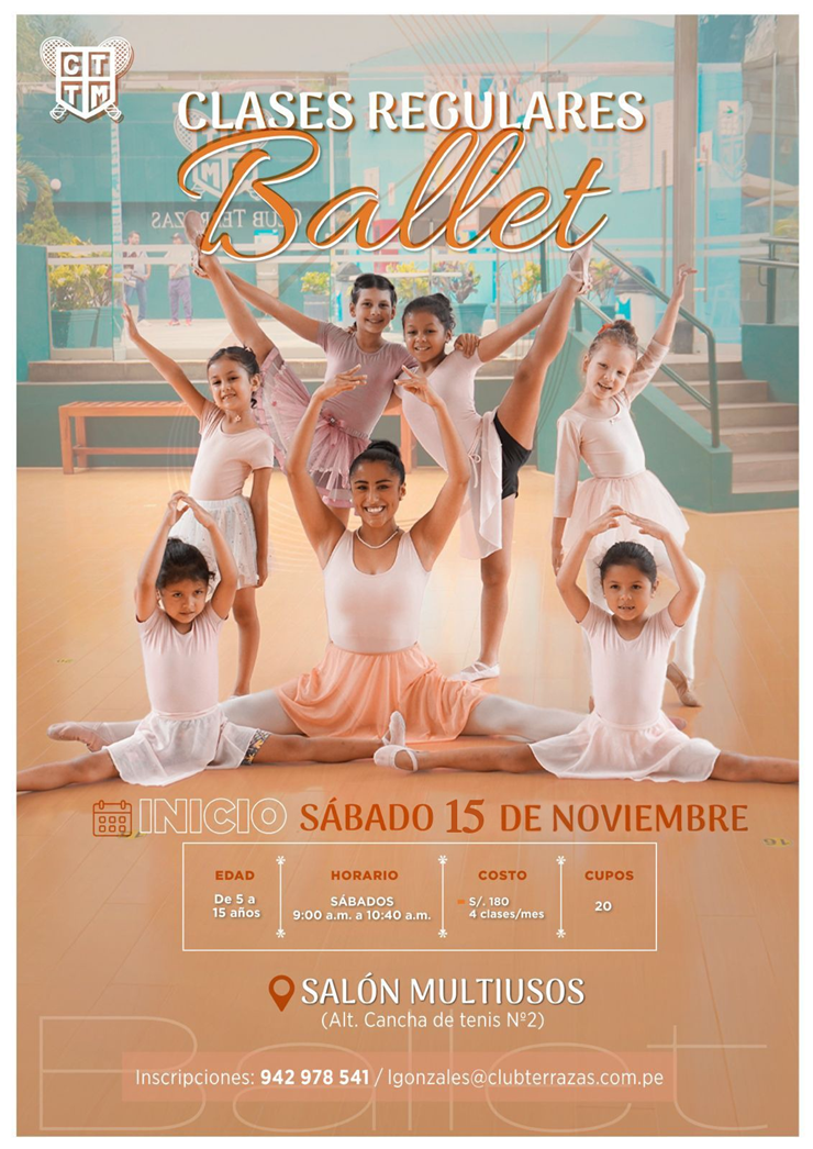 🩰✨ CLASES DE BALLET ✨🩰