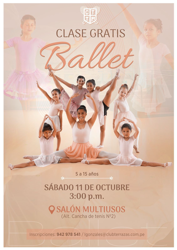 🩰✨ CLASE GRATIS DE BALLET ✨🩰