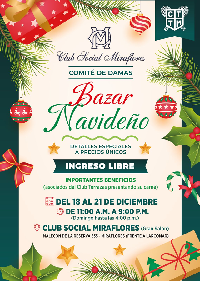 🎄✨ BAZAR NAVIDEÑO - CLUB SOCIAL MIRAFLORES