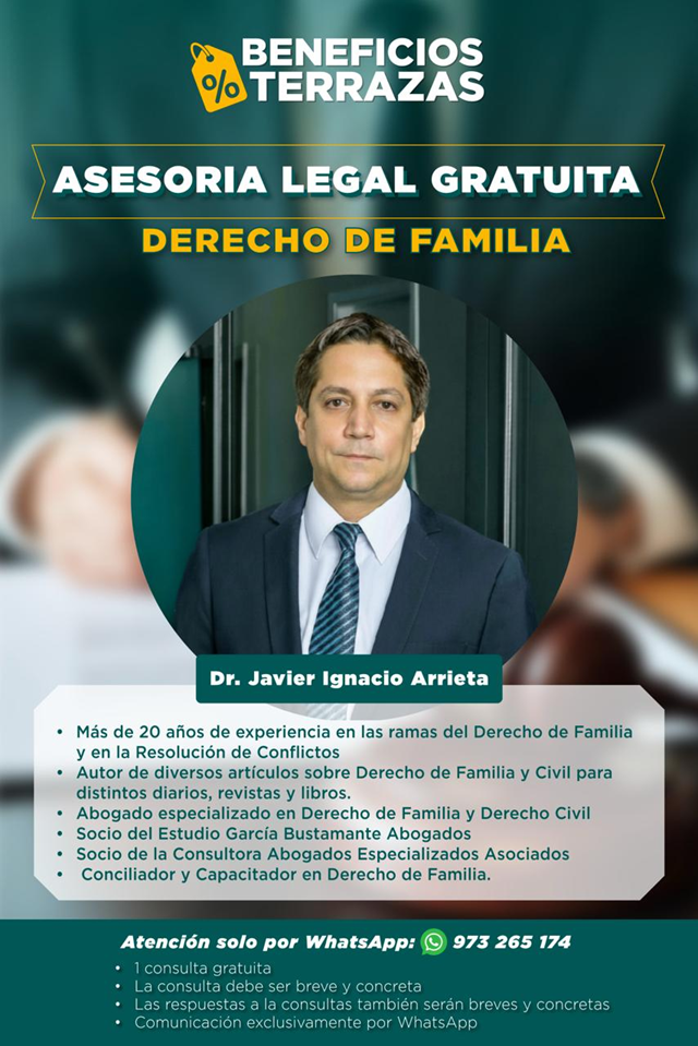 💛🖤 BENEFICIOS TERRAZAS: ⚖️👨‍👩‍👧‍👦 ASESORÍA LEGAL GRATUITA EN DERECHO DE FAMILIA