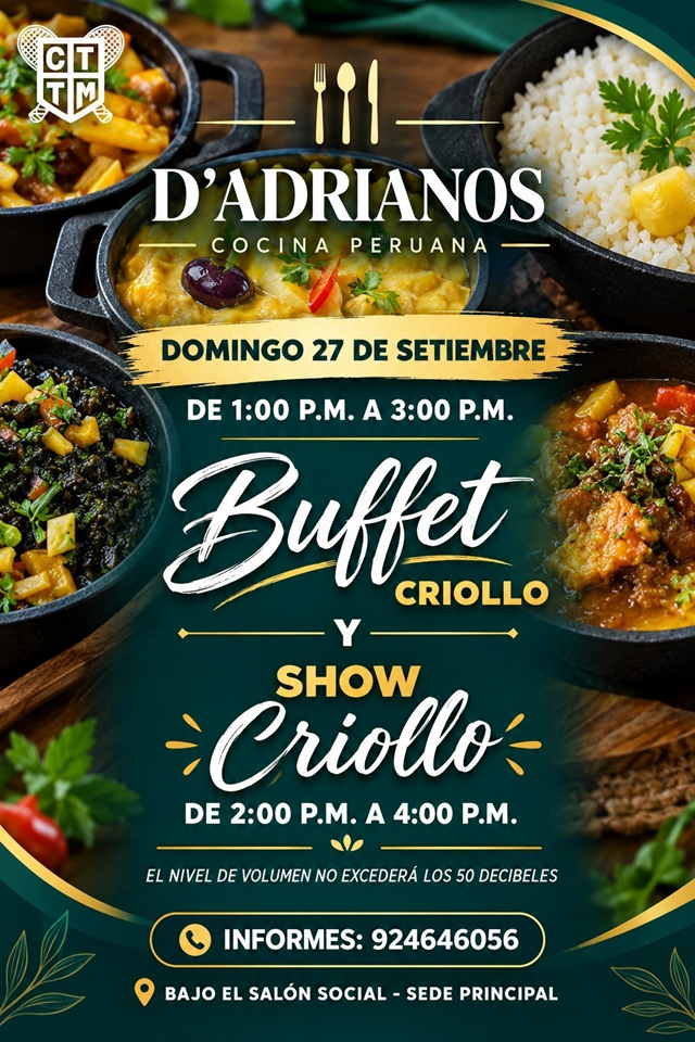 🍽️🎶 BUFFET CRIOLLO Y SHOW CRIOLLO | D’ADRIANOS