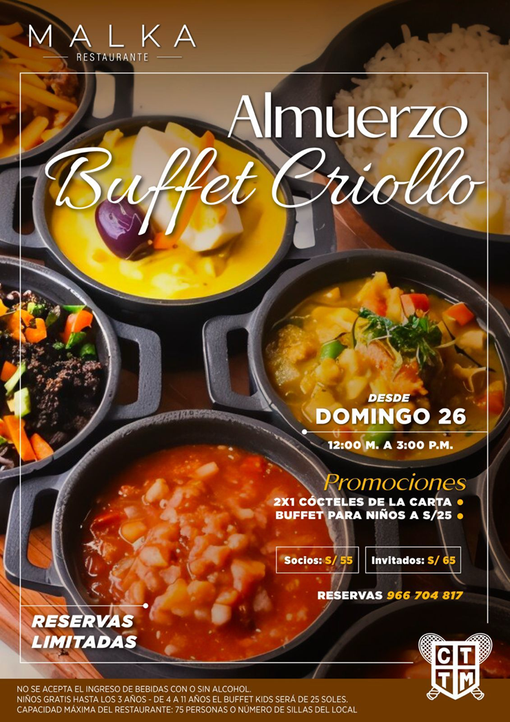 🥘 BUFFET CRIOLLO EN MALKA RESTAURANTE 🍽️