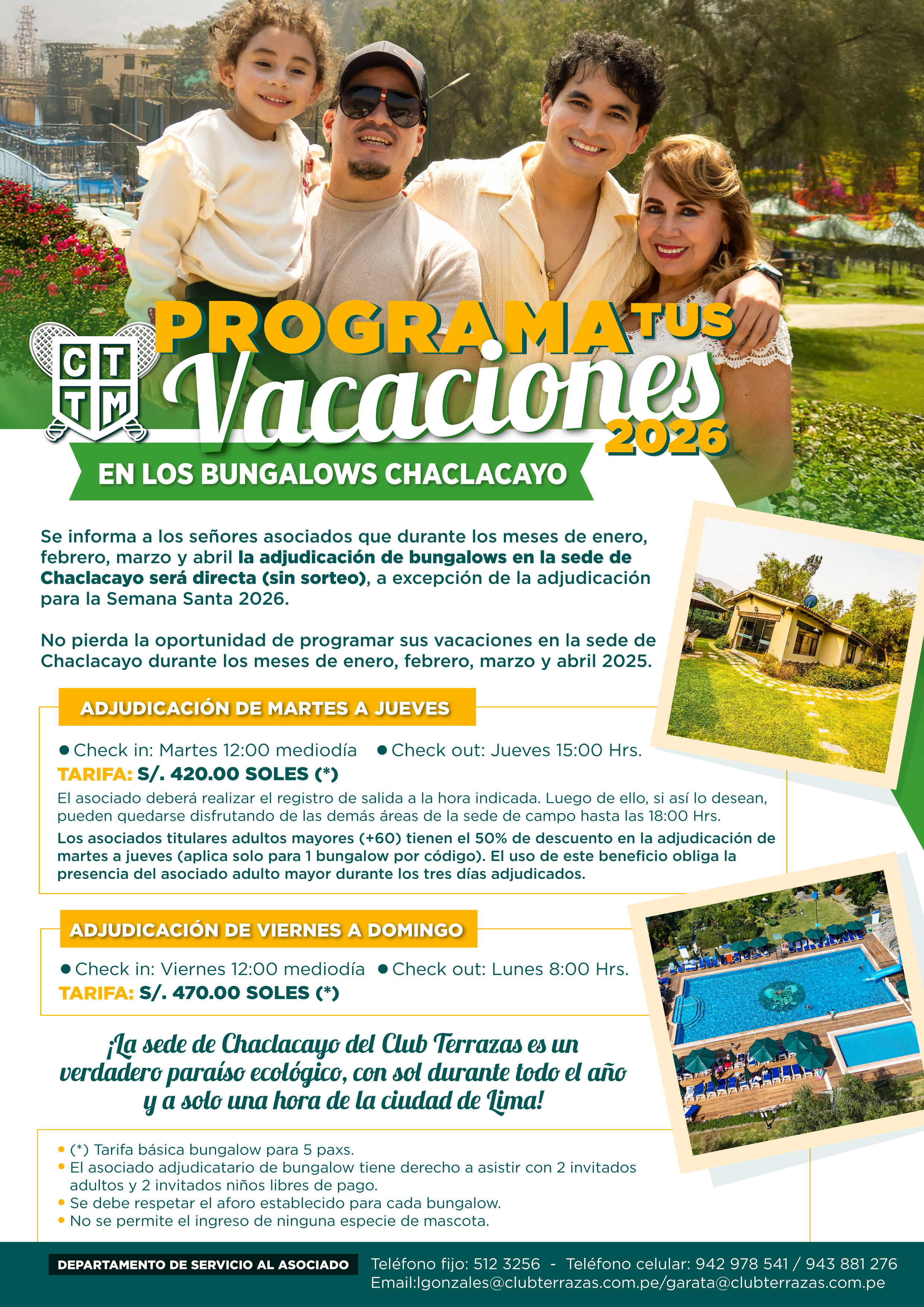 🌞🌿 PROGRAMA TUS VACACIONES EN SEDE CHACLACAYO 🏡☀️