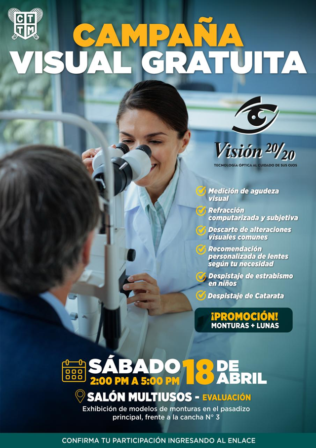 👁️ CAMPAÑA VISUAL GRATUITA 🩺