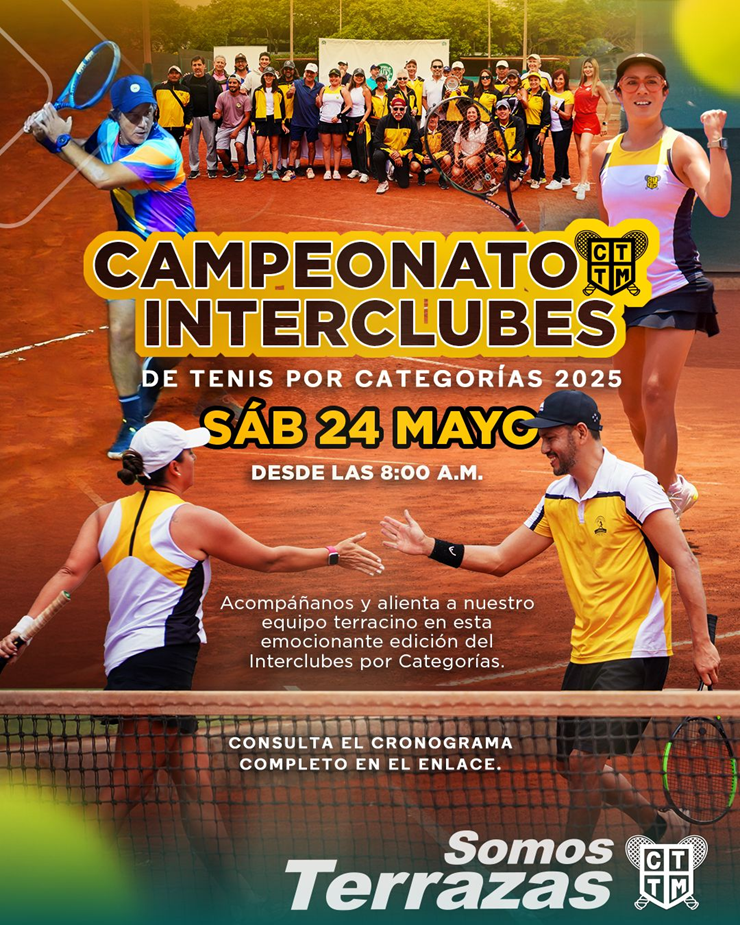 🎾🏆 CAMPEONATO INTERCLUBES POR CATEGORÍAS 🎾