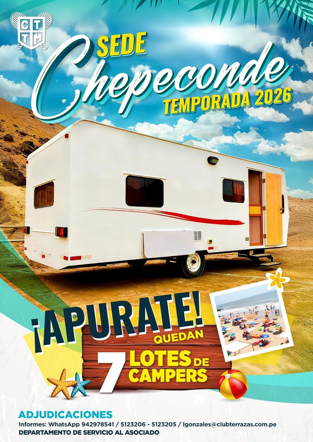 🏕️🌴 LOTES DE CAMPERS – TEMPORADA 2026