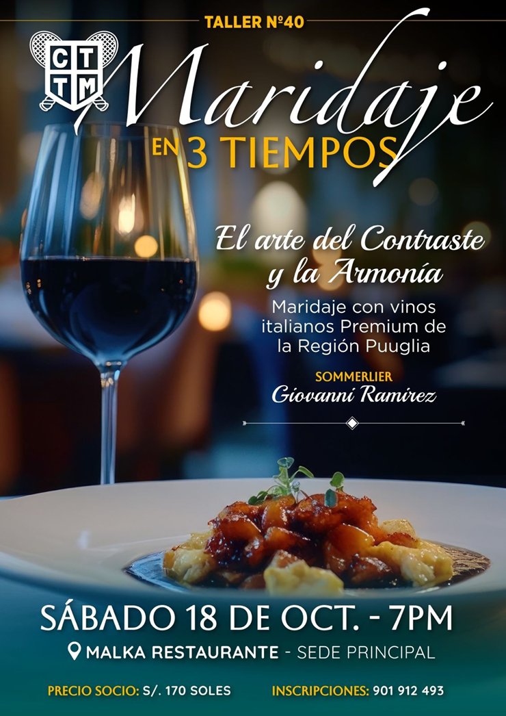 ✨🍷 MARIDAJE EN 3 TIEMPOS 🍽️🥂
