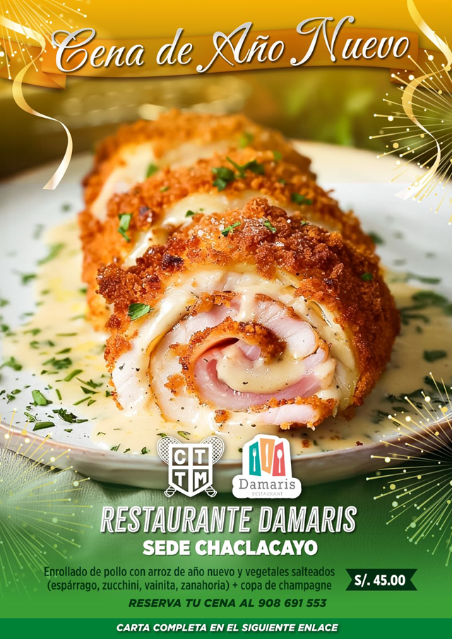 🎆🍽️ DISFRUTA DE LA CENA DE AÑO NUEVO EN SEDE CHACLACAYO ✨🥂