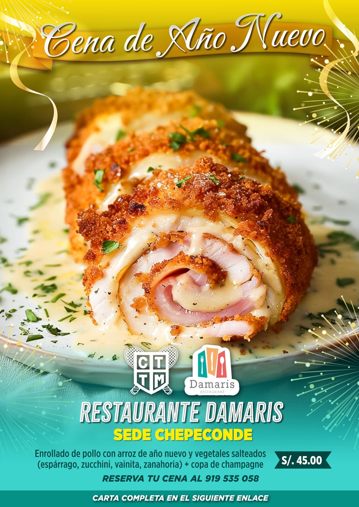 🎆🍽️ DISFRUTA DE LA CENA DE AÑO NUEVO EN SEDE CHEPECONDE ✨🥂