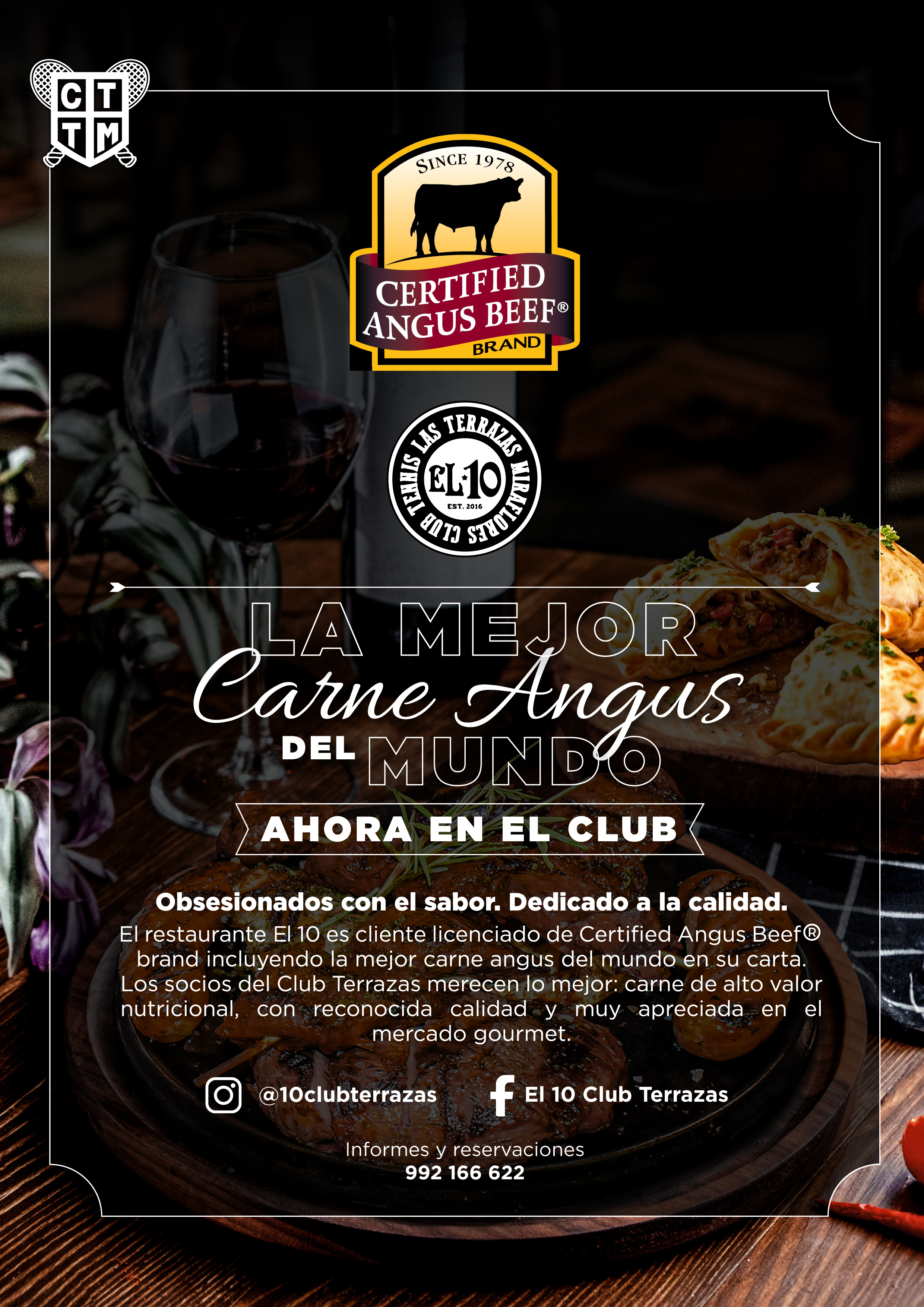 🍽️🥩✨ LA MEJOR CARNE ANGUS DEL MUNDO AHORA EN EL CLUB ✨🥩🍽️