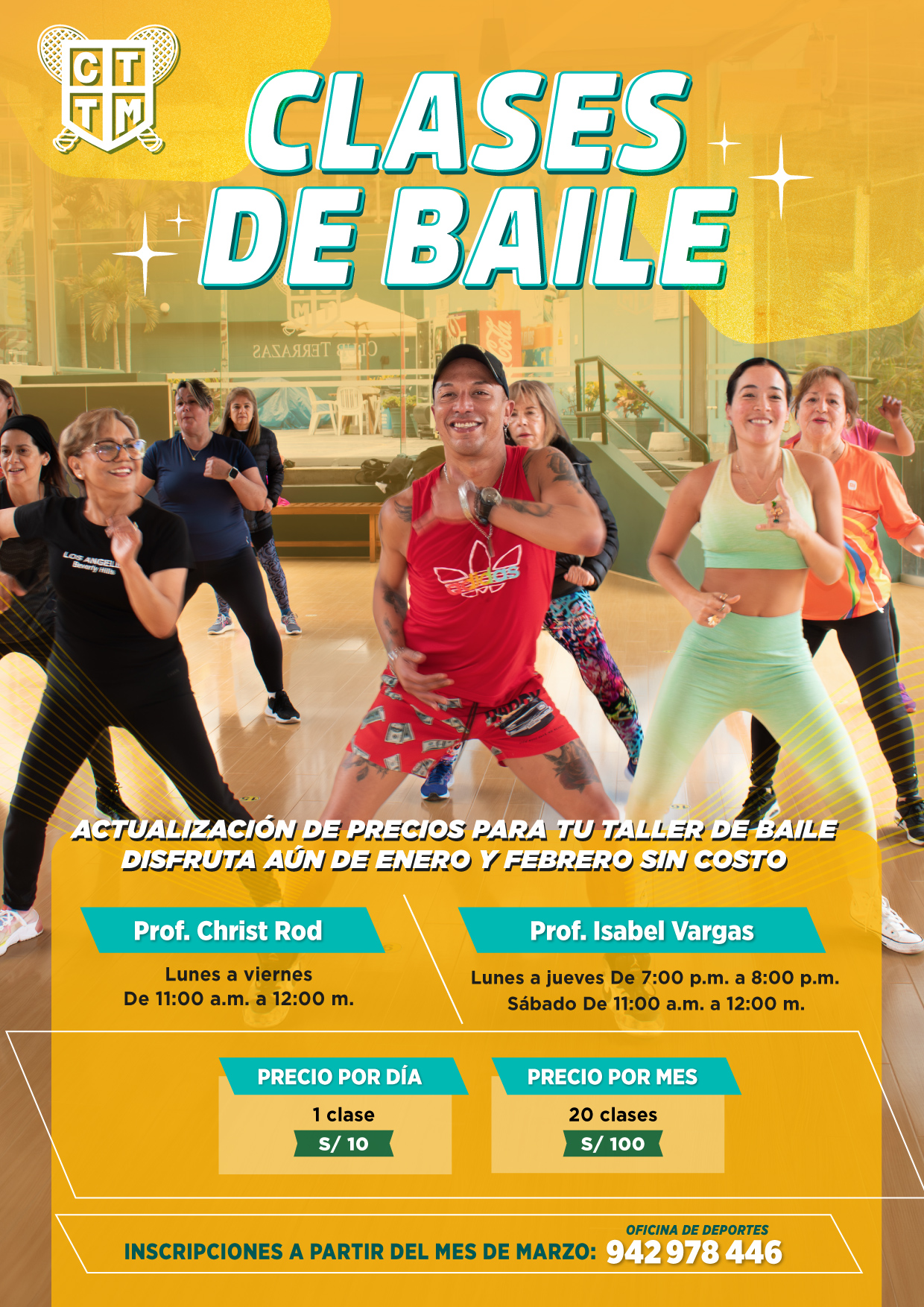 🔥💃 CLASES DE BAILE – ACTUALIZACIÓN DE PRECIOS 🕺💥