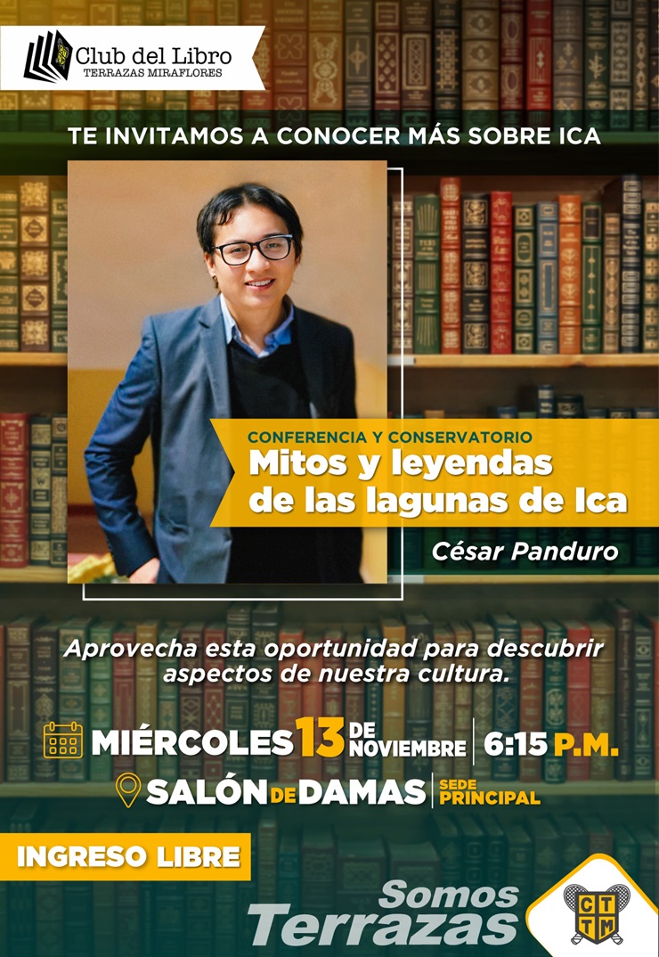 CONFERENCIA MITOS Y LEYENDAS DE LAS LAGUNAS DE ICA 