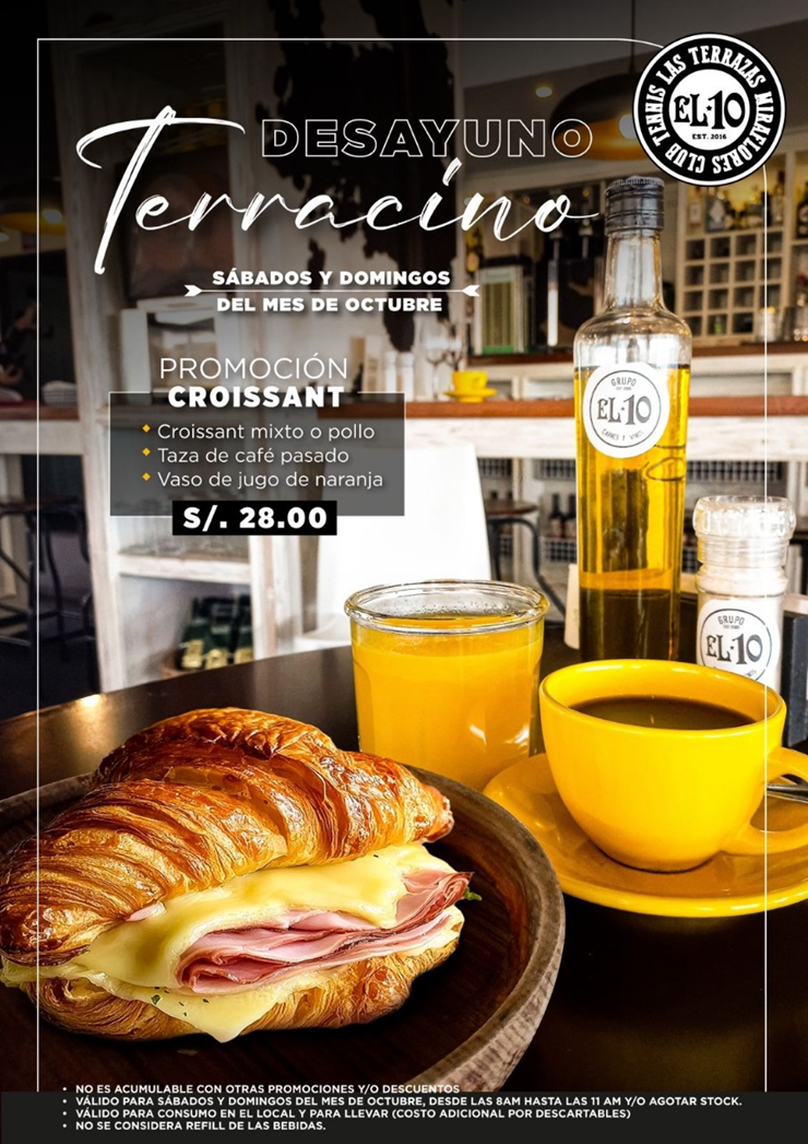 🥐☕ DESAYUNO TERRACINO EN EL 10 RESTAURANTE🌞✨