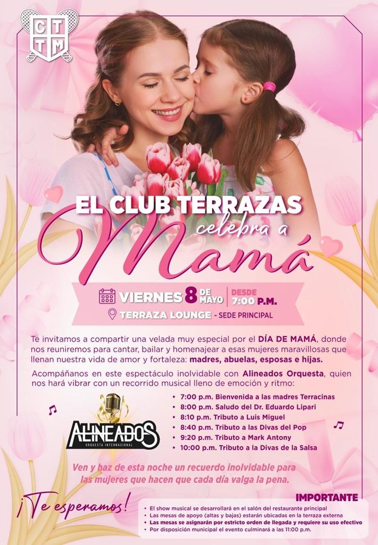 💖🌷 EL CLUB TERRAZAS CELEBRA A MAMÁ 🌷💖