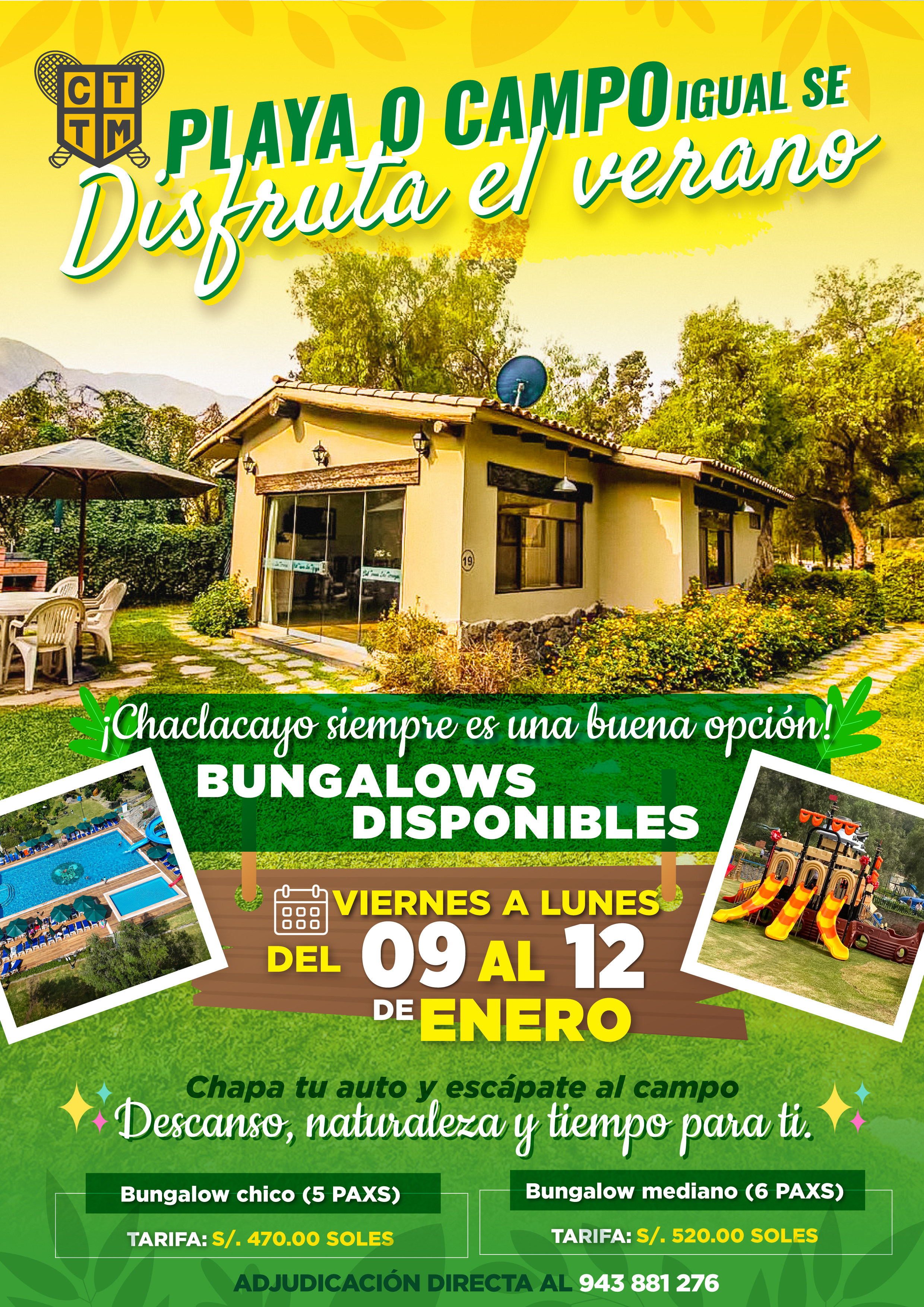🌞🌿 DISFRUTA ESTE FIN DE SEMANA EN CHACLACAYO 🏞️✨🍃