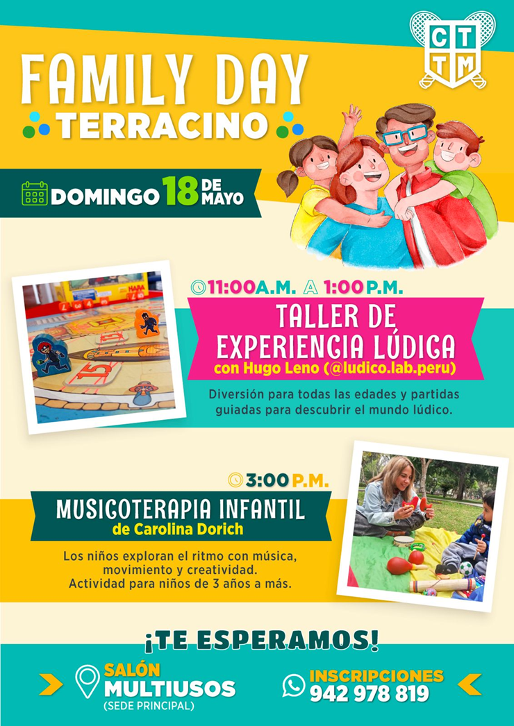 👨‍👩‍👧‍👦 ¡VUELVE EL FAMILY DAY TERRACINO! 🙌🎉