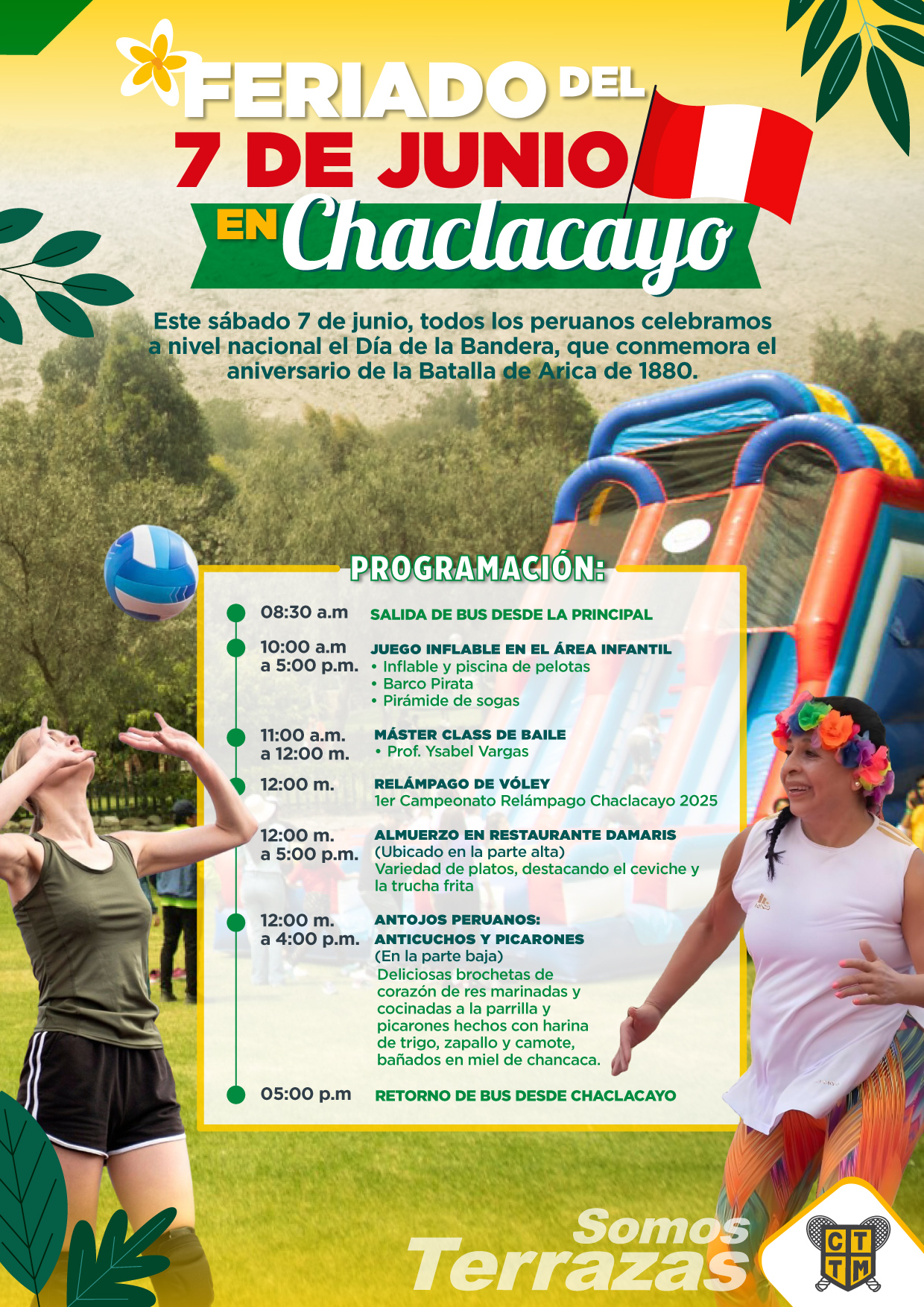 🌳🌞 FERIADO DEL 7 DE JUNIO EN CHACLACAYO 🌳🌞