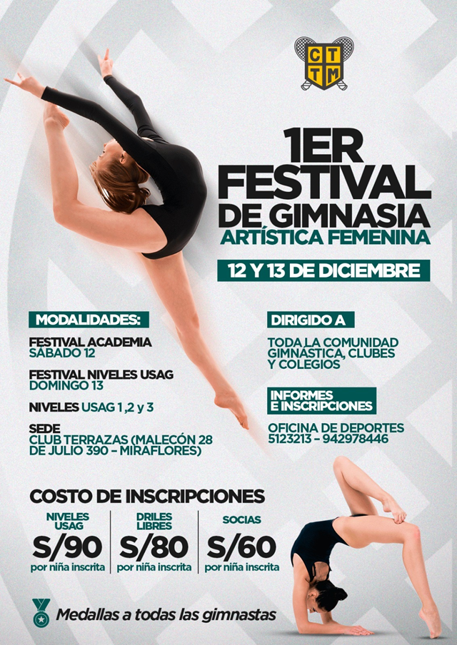 🤸‍♀️ ¡1ER FESTIVAL DE GIMNASIA ARTÍSTICA FEMENINA! | 12 Y 13 DE DICIEMBRE 🏅