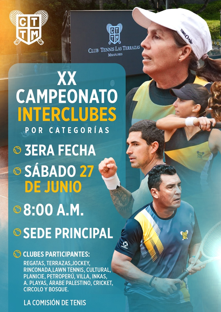 🏅🎾 XX CAMPEONATO INTERCLUBES: ¡3.ª FECHA! 🔥