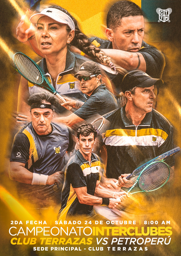 🎾 ¡2DA FECHA DEL CAMPEONATO INTERCLUBES! | CLUB TERRAZAS VS. PETROPERÚ 💛🖤