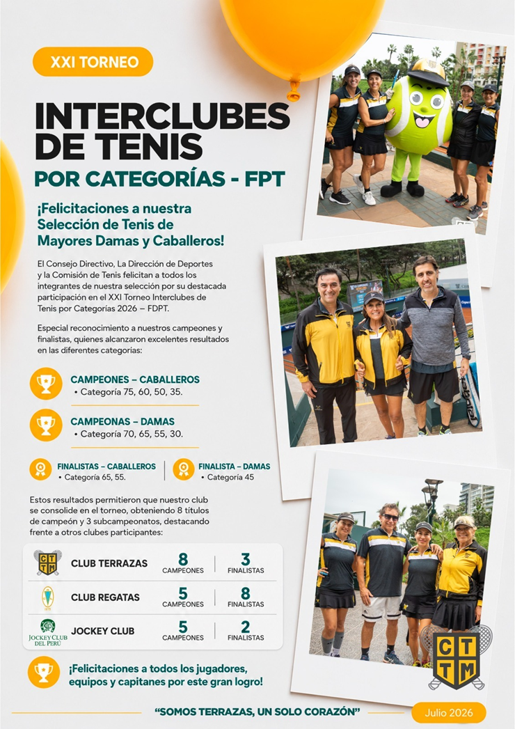🎾 XXI TORNEO INTERCLUBES DE TENIS POR CATEGORÍAS – FPT