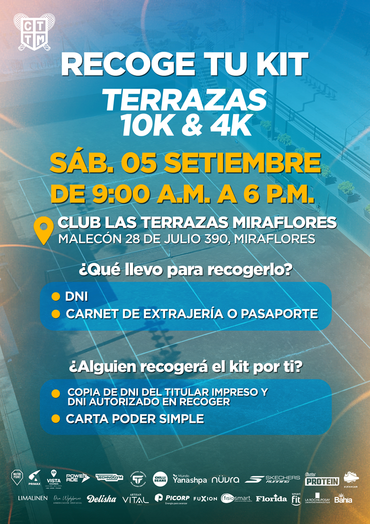 🏃‍♀️🎽 RECOGE TU KIT | TERRAZAS 10K & 4K