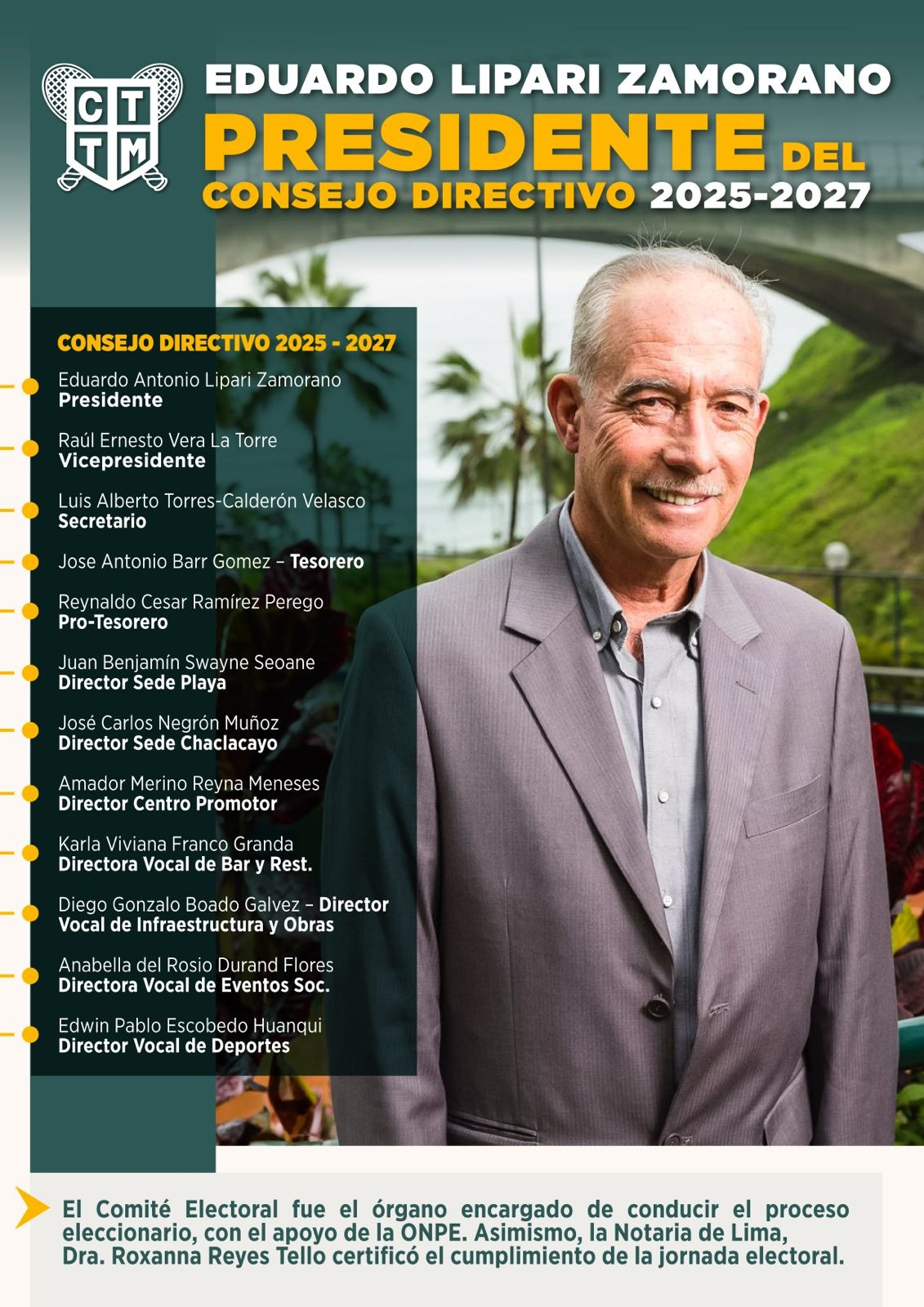 🏛️✨ DR. EDUARDO LIPARI – PRESIDENTE DEL CONSEJO DIRECTIVO 2025 – 2027 ✨🏛️