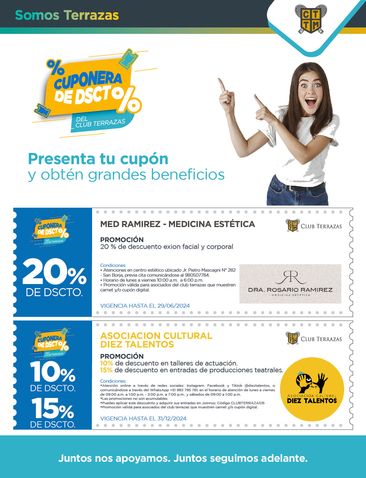 “CUPONERA DE DESCUENTO DEL CLUB TERRAZAS”