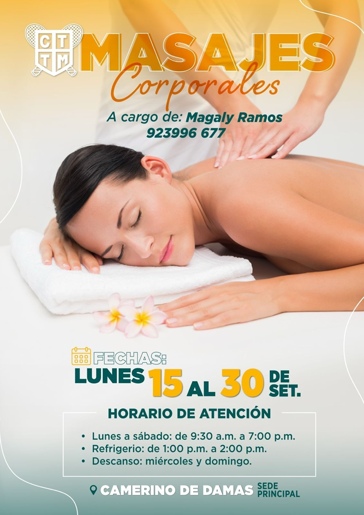💆‍♀️✨ VEN POR UN MASAJE CORPORAL AL CLUB TERRAZAS / DAMAS 🌸🌿