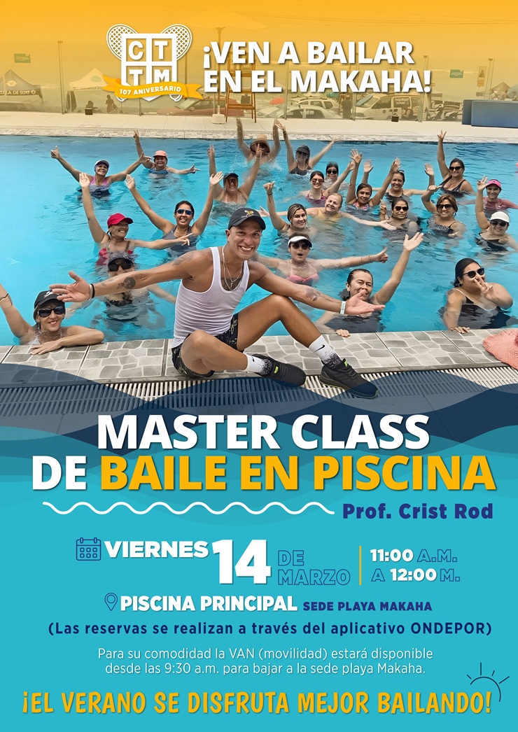 🕺MASTER CLASS DE BAILE EN PISCINA ¡VEN A BAILAR EN EL MAKAHA! 💃🌊🎶