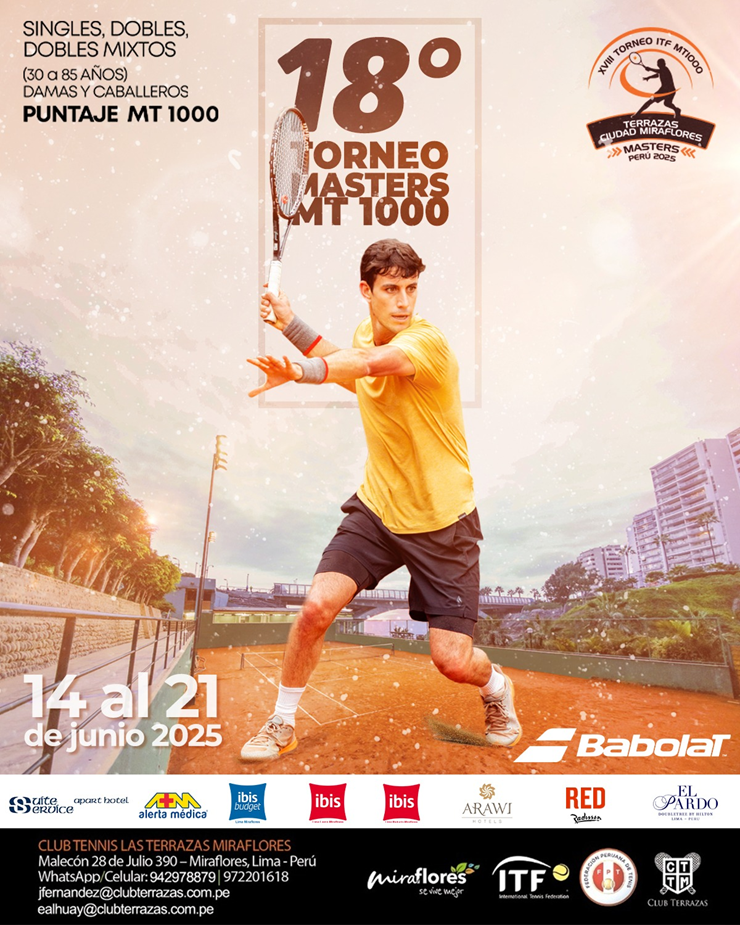 🎾 18° TORNEO MASTER MT 1000🔥