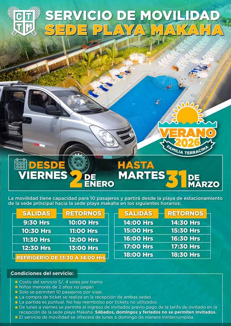 🚐✨ SERVICIO DE MOVILIDAD A LA SEDE PLAYA MAKAHA 2026 ✨🌊