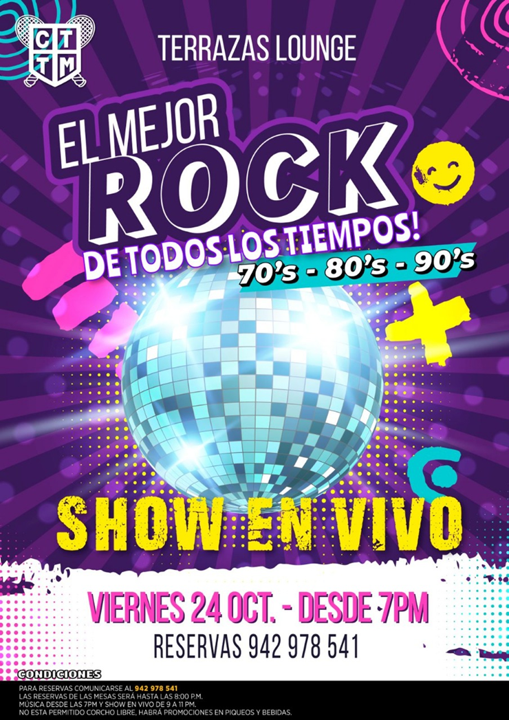 🎸 NOCHE DE ROCK EN TERRAZAS LOUNGE 💛🖤