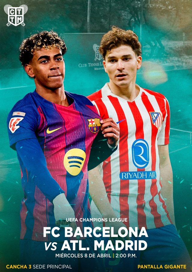 ⚽📺 FC BARCELONA VS ATL. MADRID EN PANTALLA GIGANTE 📺⚽