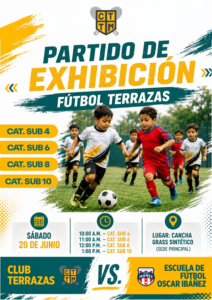 ⚽🏆 ¡PARTIDO DE EXHIBICIÓN FÚTBOL TERRAZAS! 👦🥅