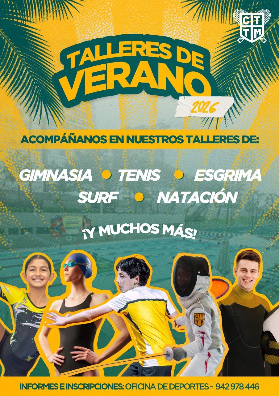 🎾 TALLERES DE VERANO 2026 ☀️ - DEPORTIVO