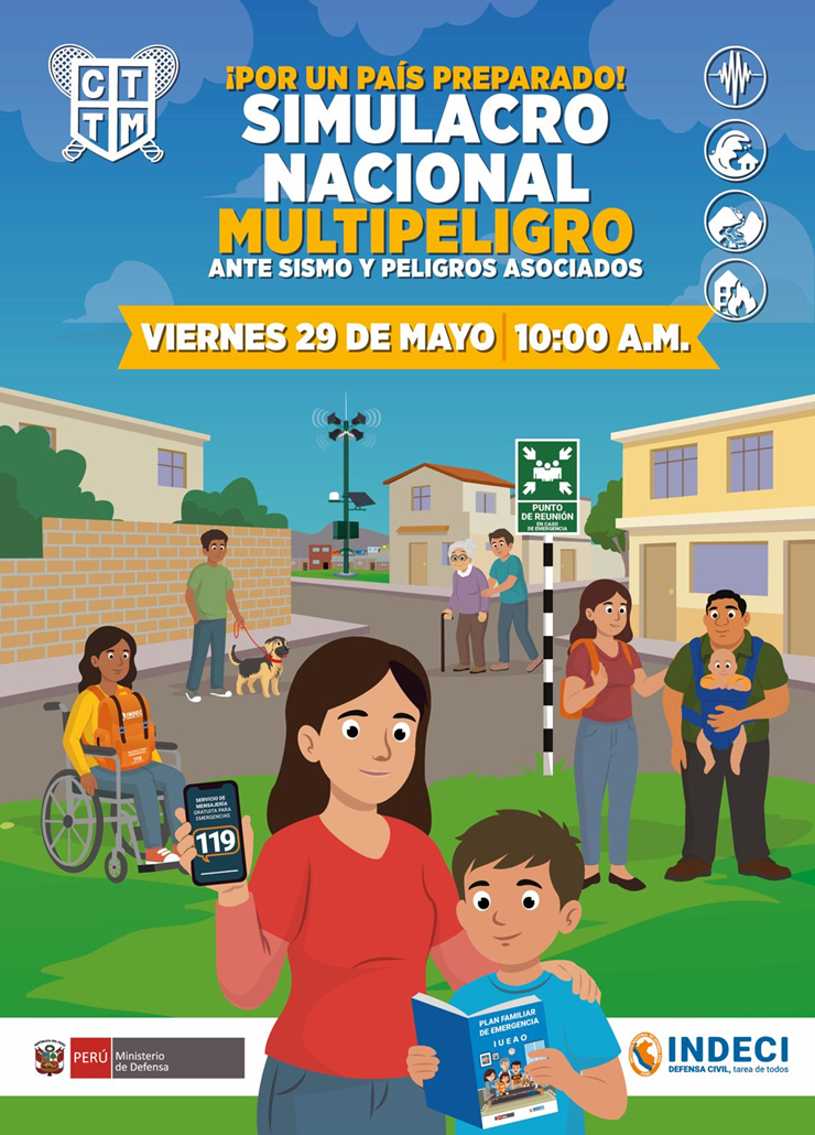 🚨 SIMULACRO NACIONAL MULTIPELIGRO ⚠️