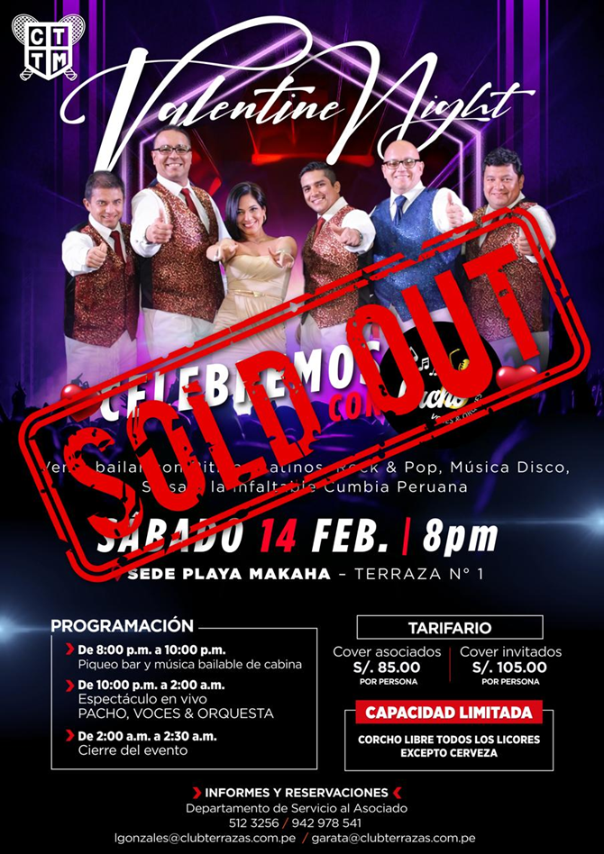 🎶💃💖 SOLD OUT - VALENTINE NIGHT CELEBREMOS EN LA SEDE MAKAHA 🥂 🌊
