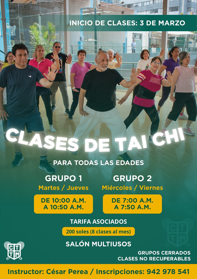 ✨ CLASES DE TAI CHI - MARZO🥋🍃