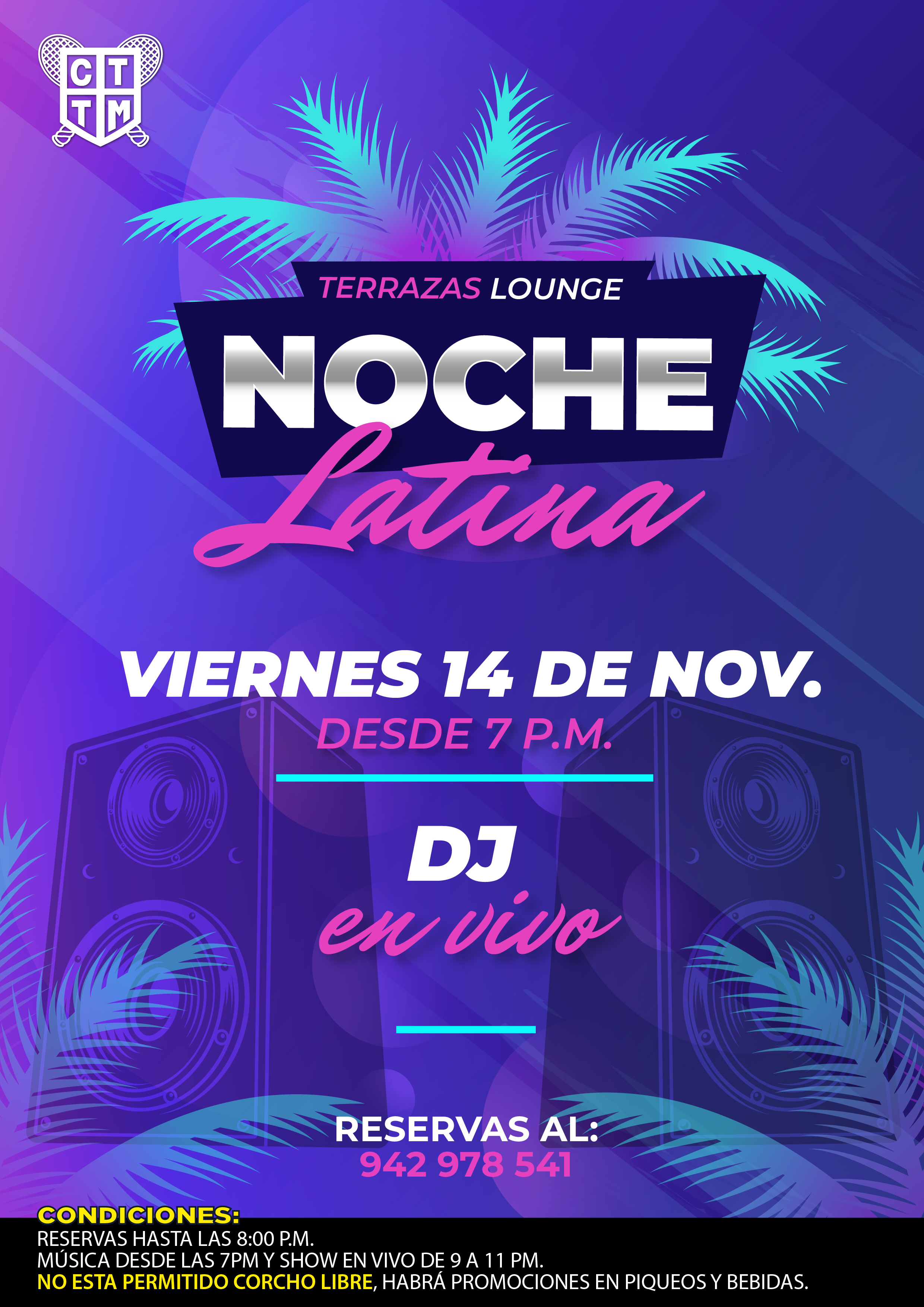 ✨TERRAZA LOUNGE - NOCHE LATINA 🎶