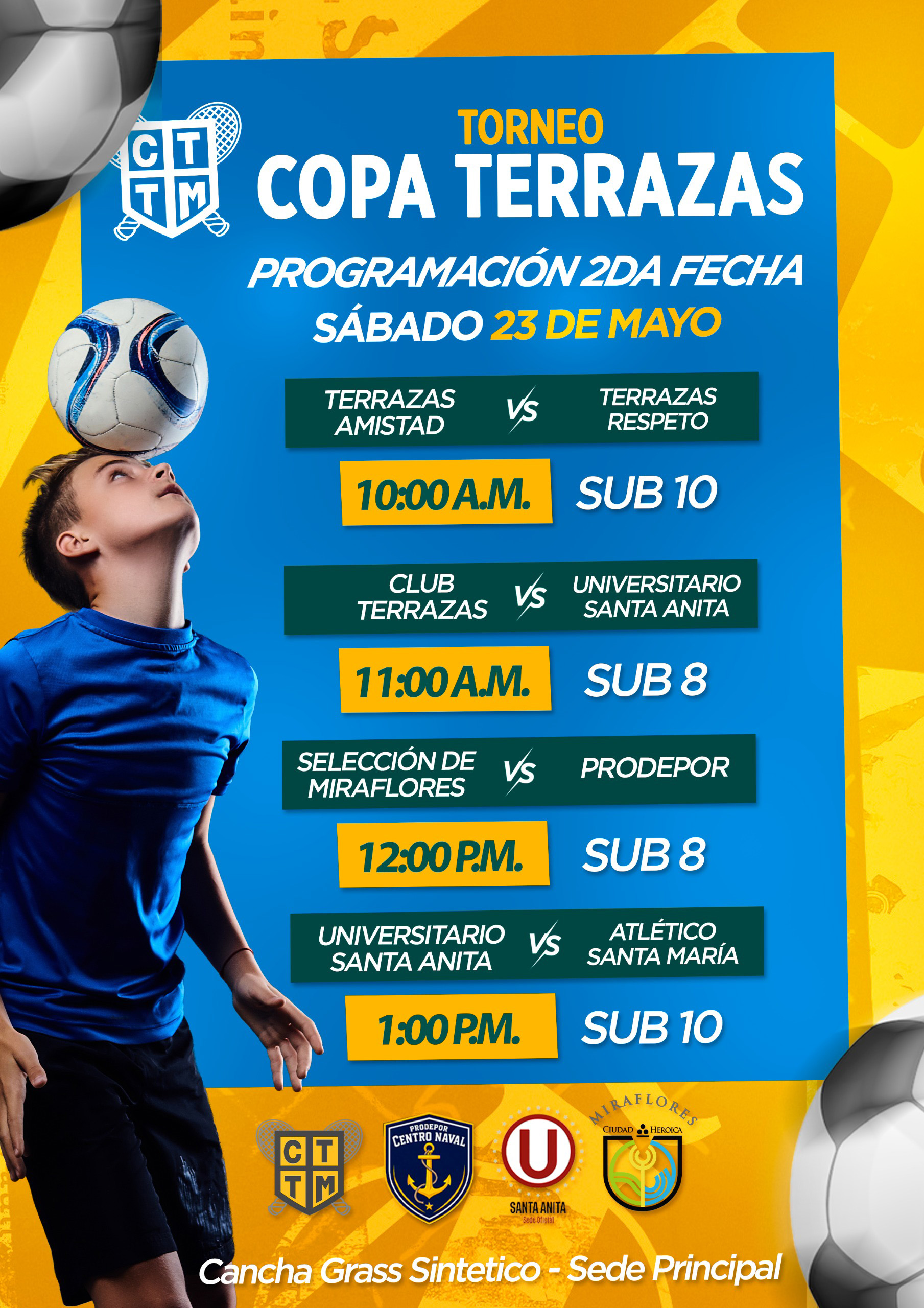 ⚽🏆🔥 TORNEO COPA TERRAZAS - PROGRAMACIÓN 2DA FECHA 📅🔥⏰
