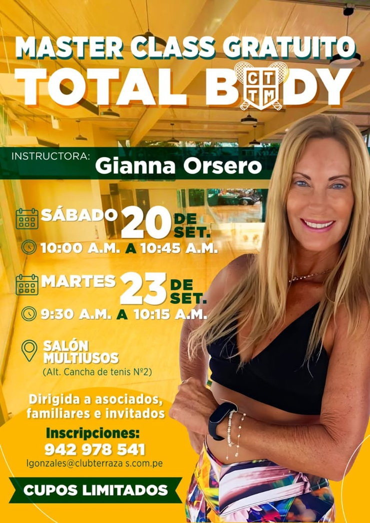💪🔥 MASTER CLASS GRATUITO – TOTAL BODY ✨
